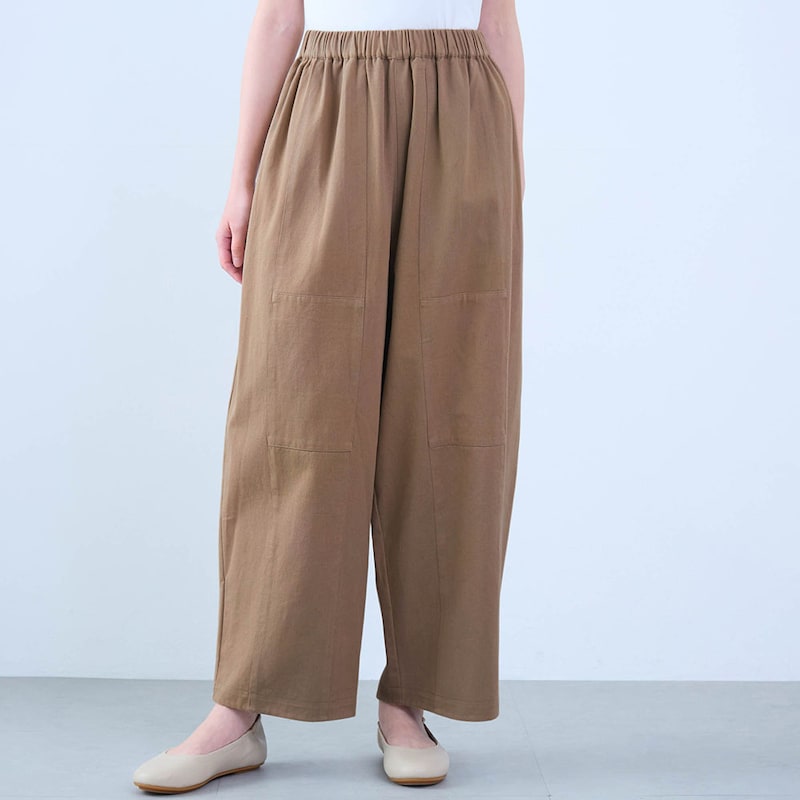 モデル身長168cm／M～L　※写真は撮影用のため股下+6cmになります。