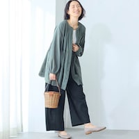 モデル身長168cm／M～L　※写真は撮影用のため股下+6cmになります。