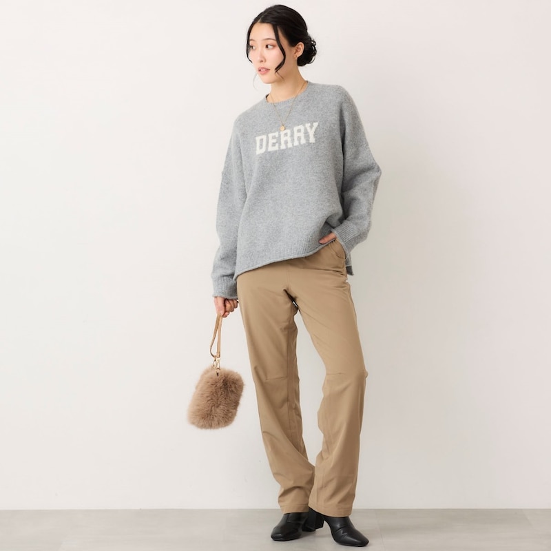 モデル身長168cm／M・股下70cm　※写真は撮影用のため、股下＋6cmとなります。