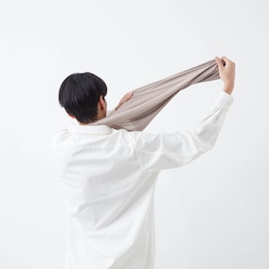 汗をかいたら服を着たままさっと抜き取ってすっきり