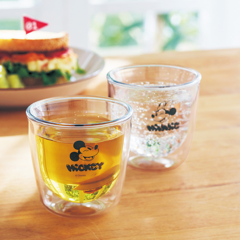 割れにくいダブルウォールグラス(選べるキャラクター)(ディズニー/Disney) 割れにくいダブルウォールグラス(選べるキャラクター)(ディズニー/Disney)