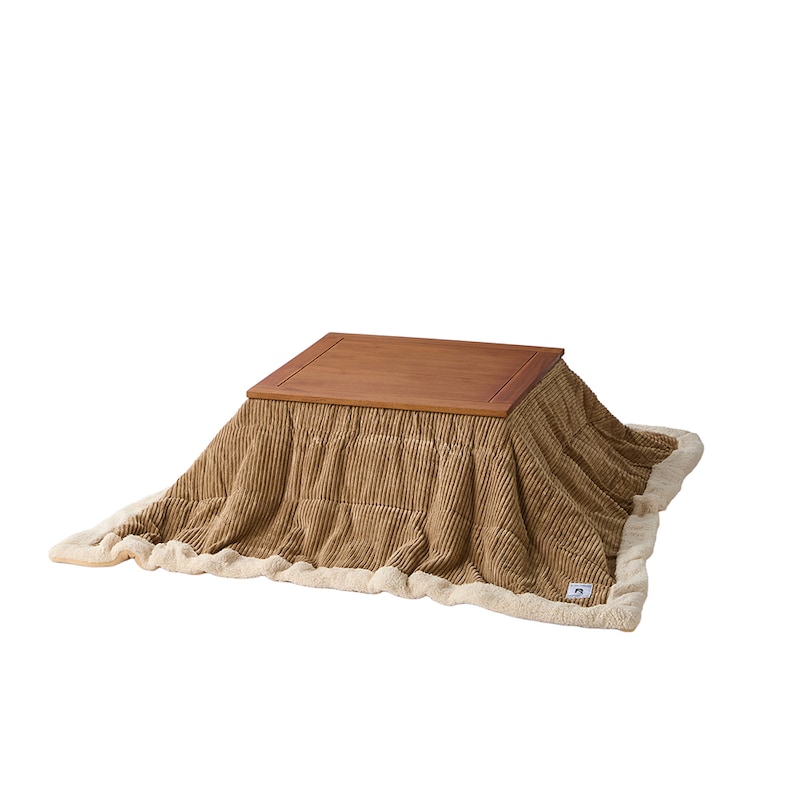 正方形+こたつ布団(ベージュ)