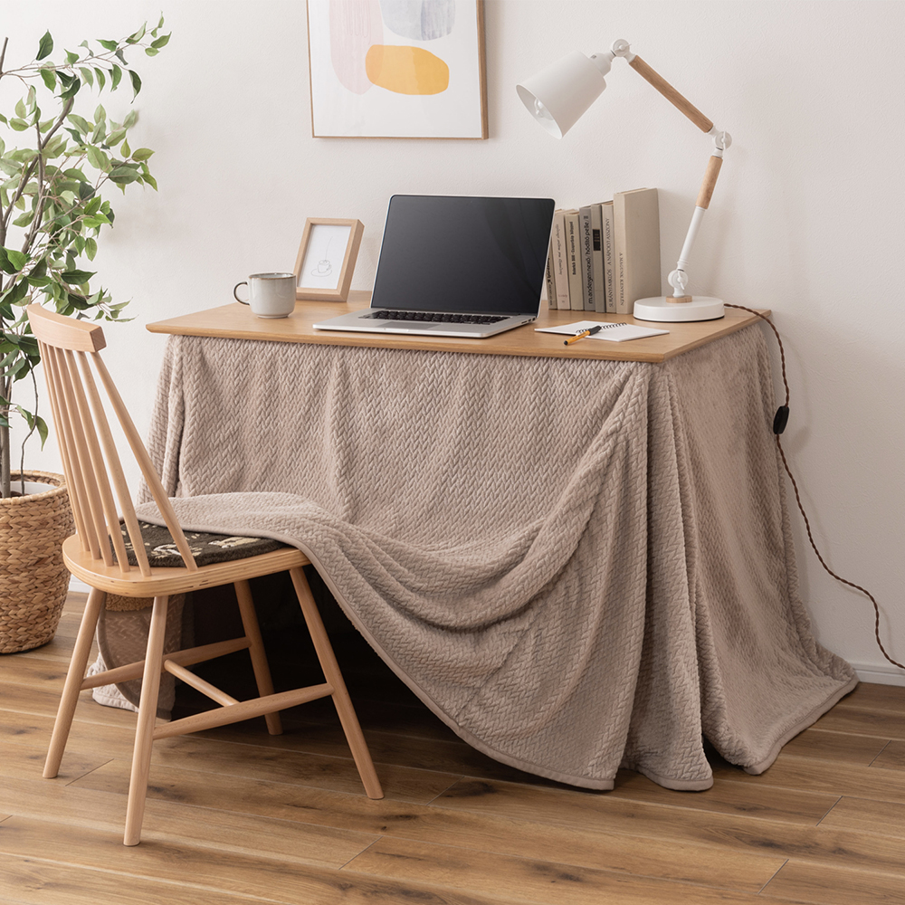 【ベルメゾン】ロータイプ・ハイタイプの高さ2WAYデザインこたつテーブル 【ベルメゾン】ロータイプ・ハイタイプの高さ2WAYデザインこたつテーブル