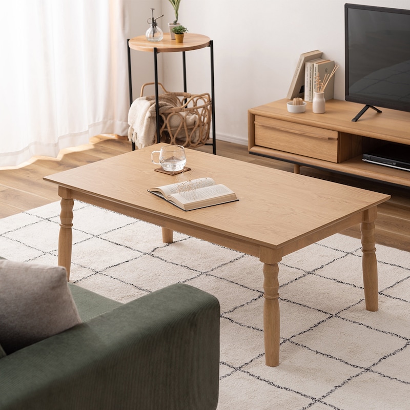 使用イメージ　こたつテーブル　ロータイプ時