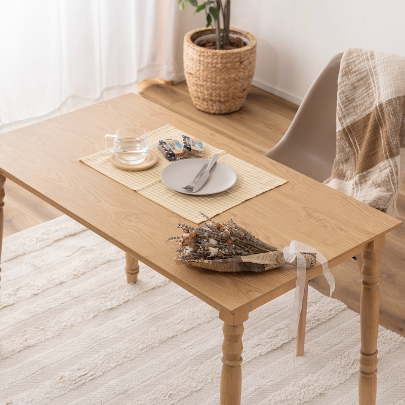 使用イメージ　こたつテーブル　ハイタイプ時/コンパクトなダイニングテーブルとしても