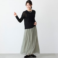モデル身長165cm／F