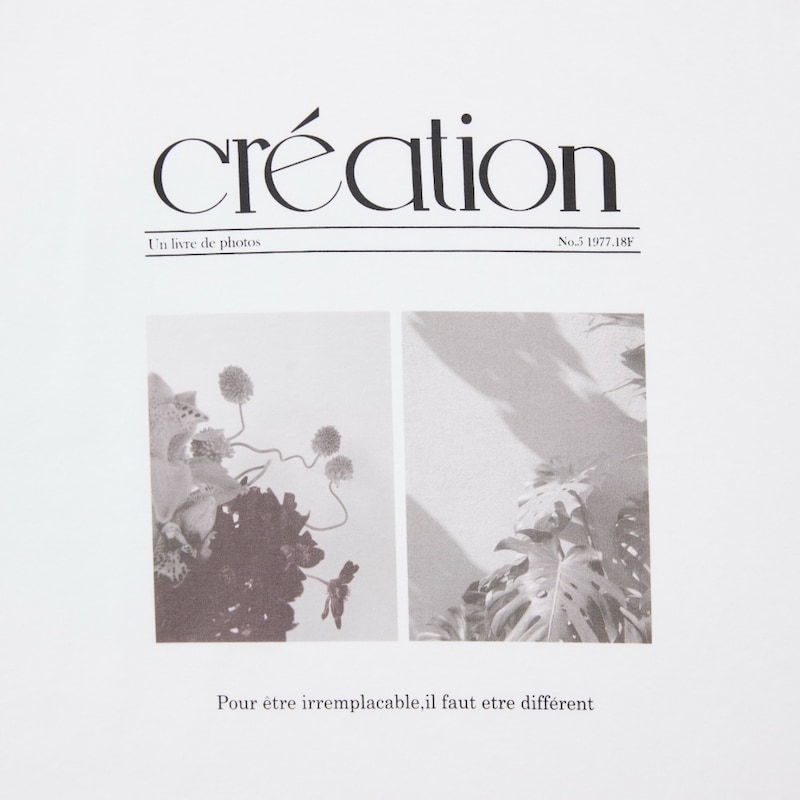 オフホワイトプリント部分