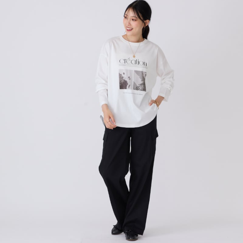 モデル身長167cm／Ｆサイズ着用