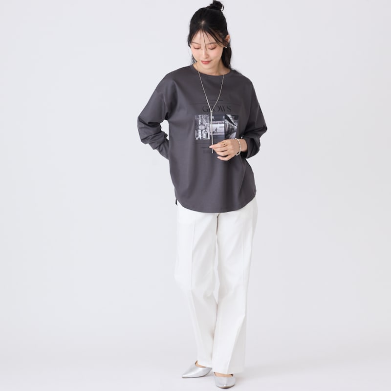 モデル身長167cm／Ｆサイズ着用