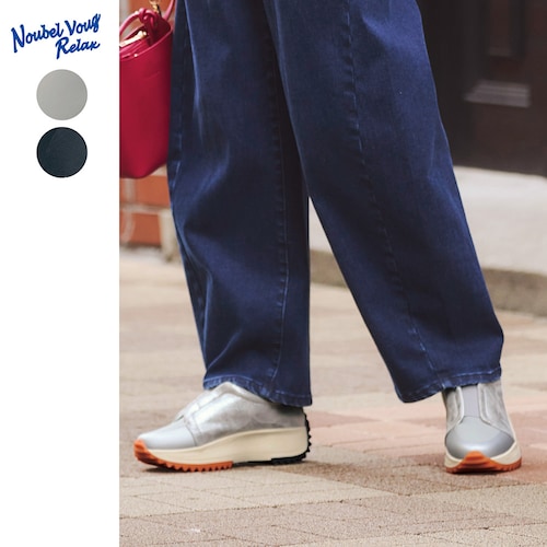 厚底センターゴムスニーカー