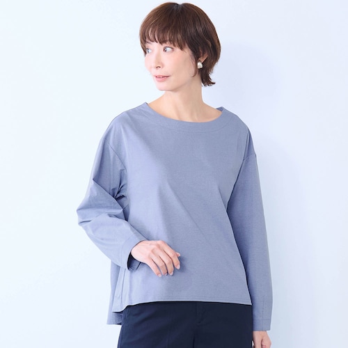 ストレッチ天竺プルオーバー