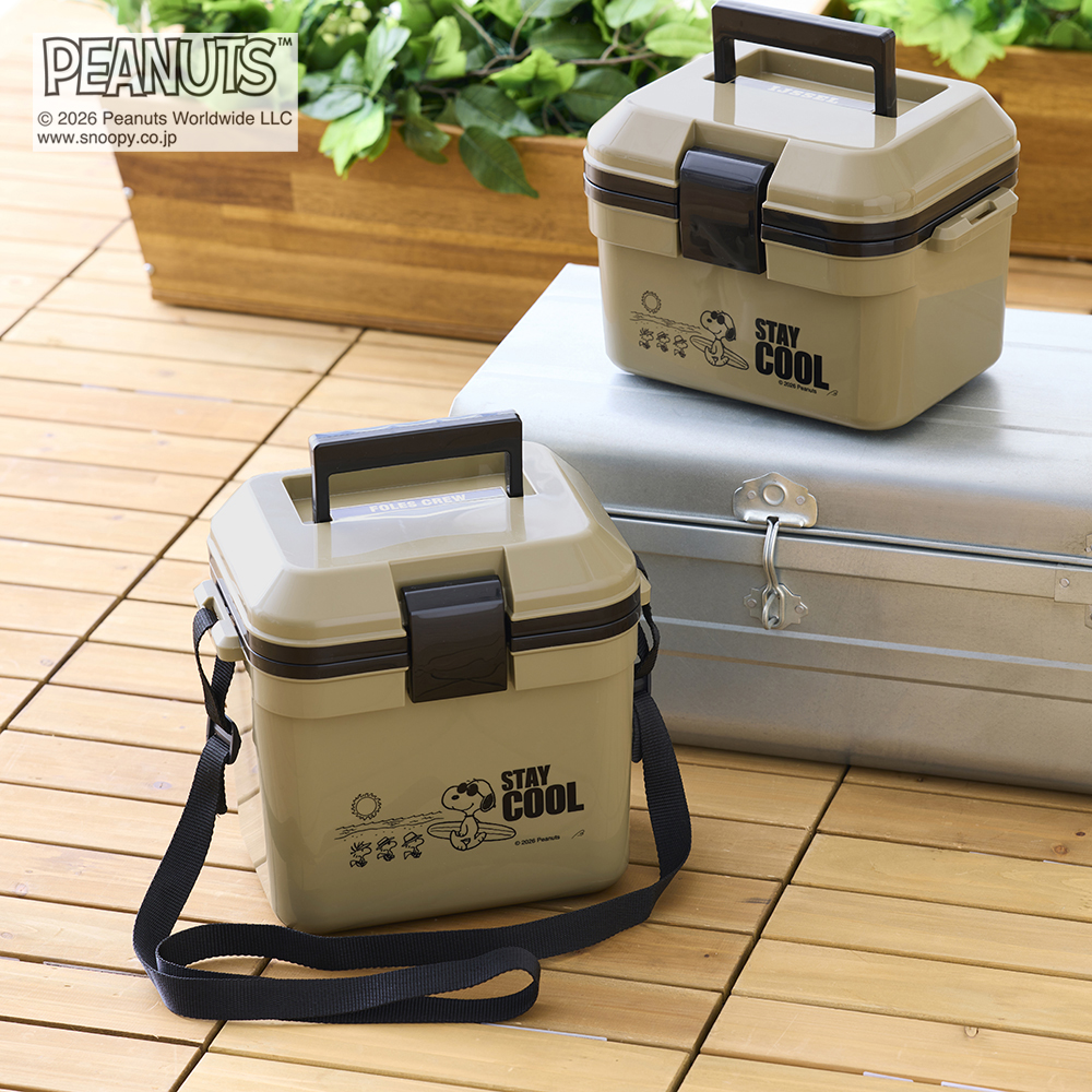 持ち運びに便利なコンパクトサイズのクーラーボックス<5L/7L> 「スヌーピー」 持ち運びに便利なコンパクトサイズのクーラーボックス<5L/7L> 「スヌーピー」