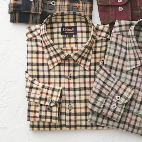 両面起毛シャツ