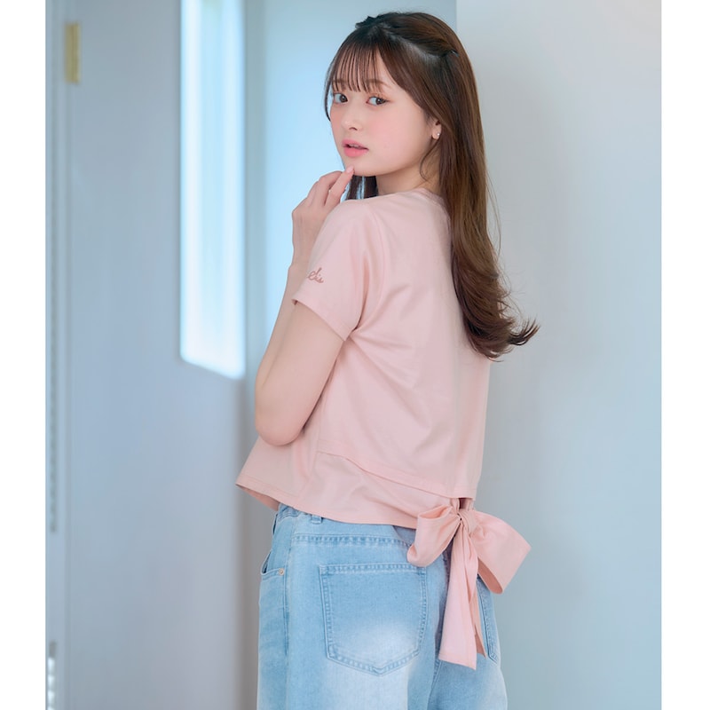 ピーチ／モデル身長160cm・サイズJ-M