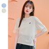 【パペル ラピス/Papel lapiz】綿混キャミソール付き袖チュール切替えスラブシアー半袖Tシャツ 【子供服】