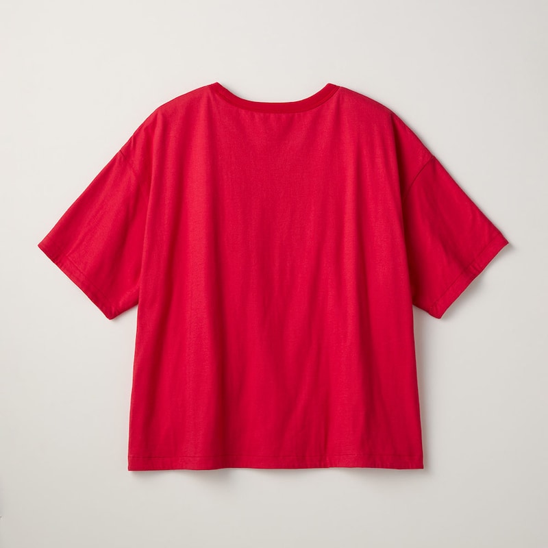 レッド×オフホワイト