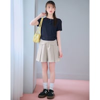 ライトベージュ／モデル身長160cm・サイズJ-M