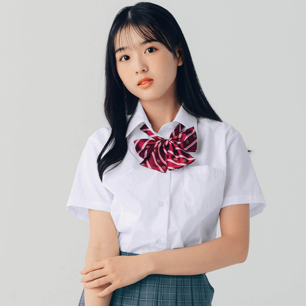 【パペル ラピス/Papel lapiz】標準服にも使える!透け防止加工を施した生地のイージーケア & 抗菌防臭 & UVカット半袖シャツ 【子供服】