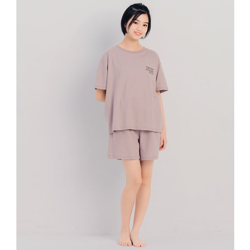 ピンクグレージュ／モデル身長158cm・サイズ160