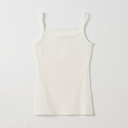 さらっと快適コットンメッシュ胸元二重キャミソール２枚セット 【子供インナー】