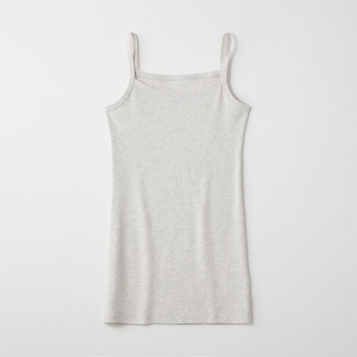 背中が見えないロング丈綿素材キャミソール２枚セット 【子供インナー】