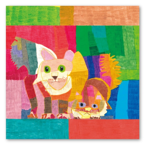 「個性が光る」NPO法人加音西京極作業所所属デザイナーが描く「nelio（ネリオ）」アートふろしき［日本製］