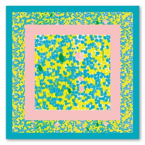 「個性が光る」NPO法人加音西京極作業所所属デザイナーが描く「nelio（ネリオ）」アートふろしき［日本製］