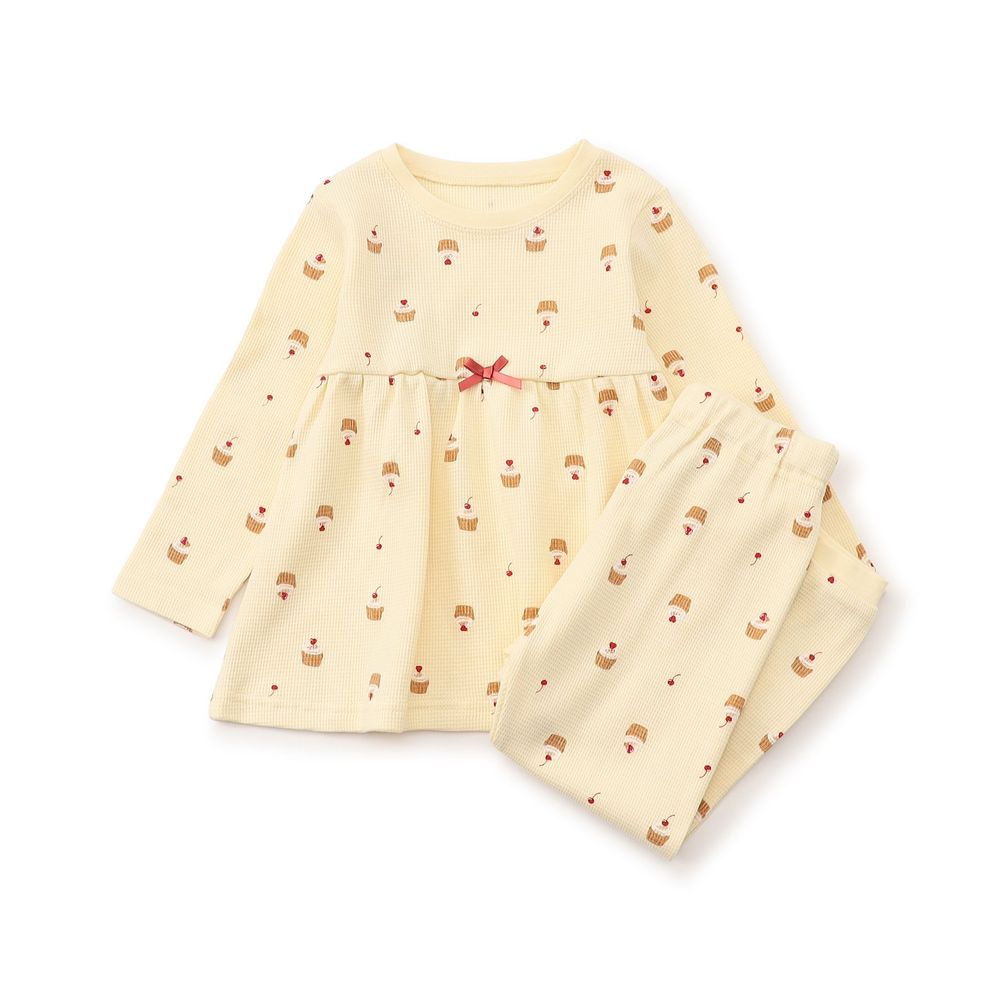 【アンパサンド/Ampersand】ワッフルパジャマ【子供パジャマ】 【アンパサンド/Ampersand】ワッフルパジャマ【子供パジャマ】
