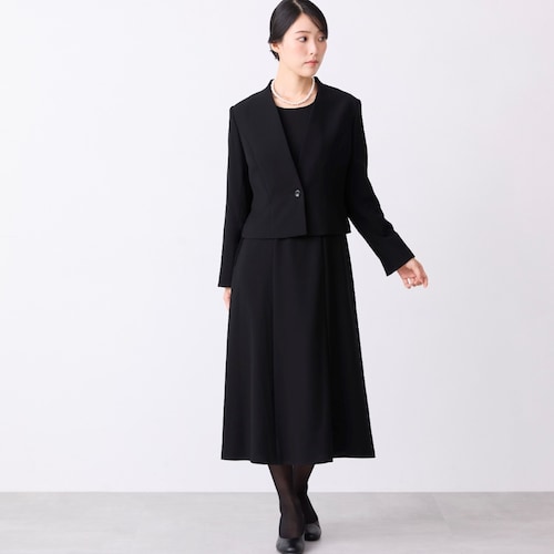 洗えるロング丈アンサンブル【喪服・礼服】
