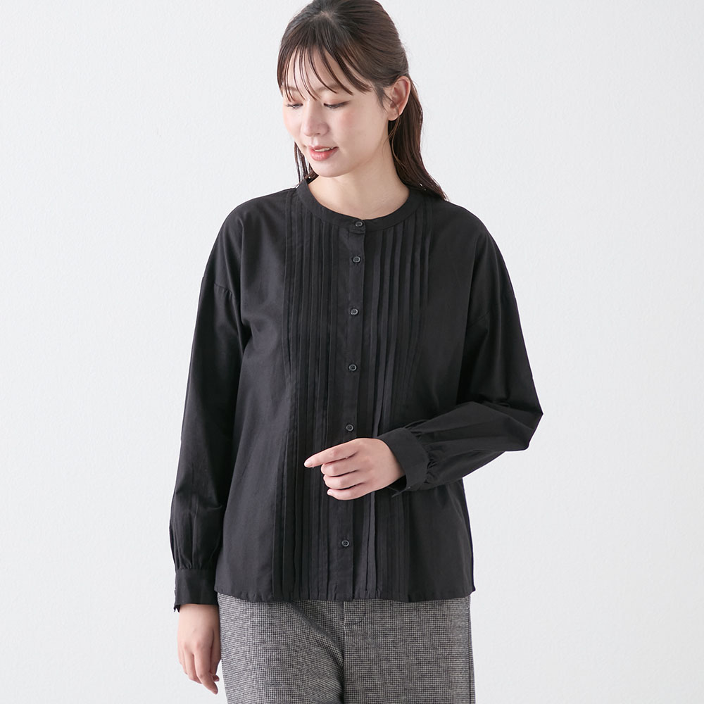 【ベルメゾン】フロントタックブラウス