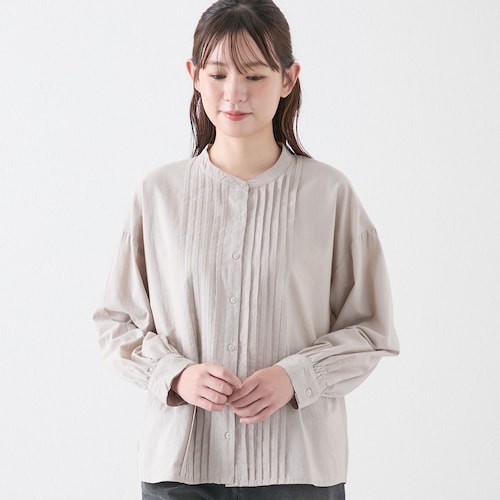 フロントタックブラウス