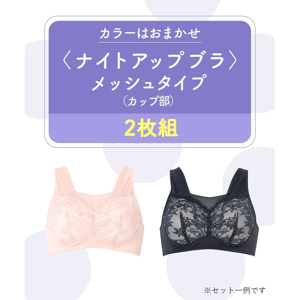 2枚組】 ナイトアップブラメッシュタイプ(ワコール/Wacoal)｜通販の