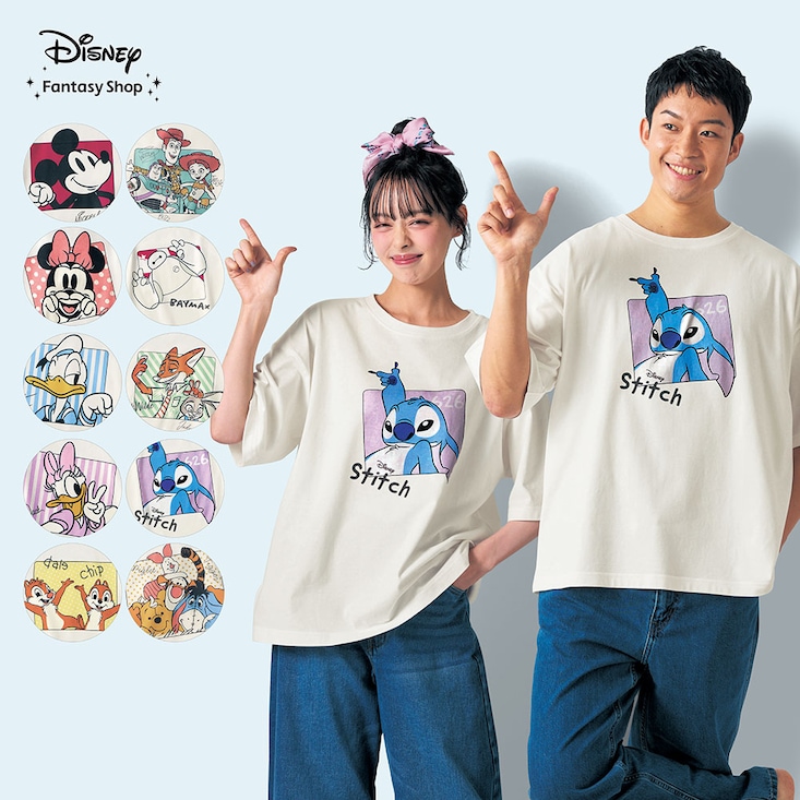 ユニセックスバディTシャツ（選べるキャラクター）