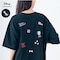 ユニセックスメッセージロゴTシャツ（選べるキャラクター）