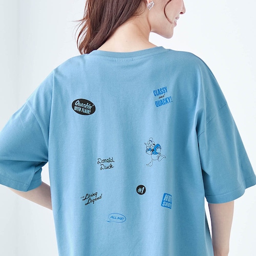 ユニセックスメッセージロゴTシャツ（選べるキャラクター）（ディズニー/Disney）