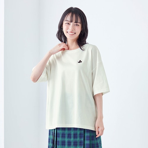 ユニセックスメッセージロゴTシャツ（選べるキャラクター）