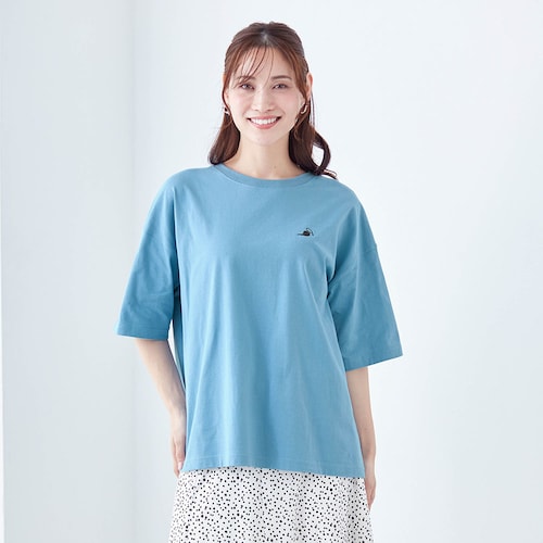 ユニセックスメッセージロゴTシャツ（選べるキャラクター）