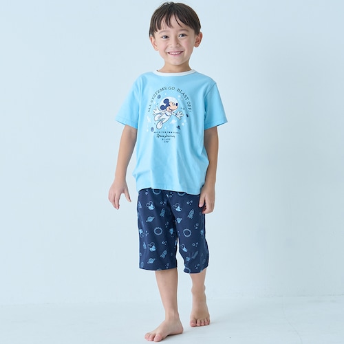 お腹の冷えを防ぐ！薄くて涼しい蓄光プリントパジャマ（選べるキャラクター）