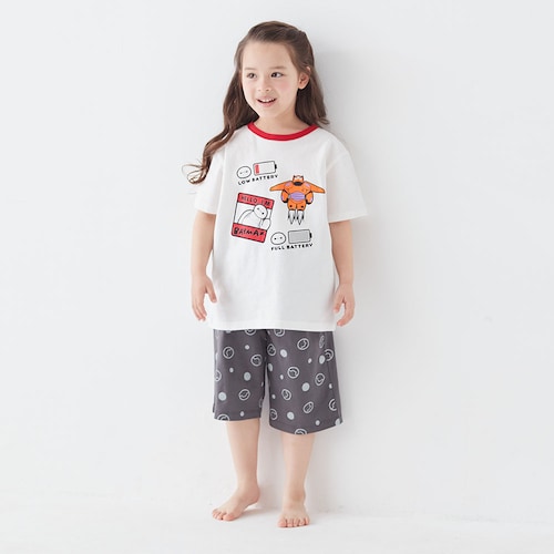 お腹の冷えを防ぐ！薄くて涼しい蓄光プリントパジャマ（選べるキャラクター）