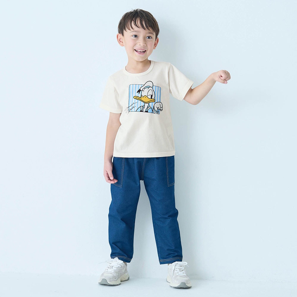 モデル身長115cm／110　ドナルドダック着用