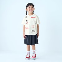 モデル身長108cm／110　ミッキーマウス着用