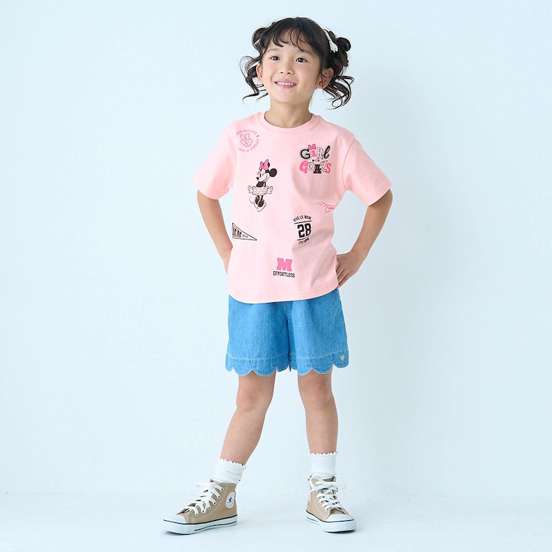 モデル身長108cm／110　ミニーマウス着用