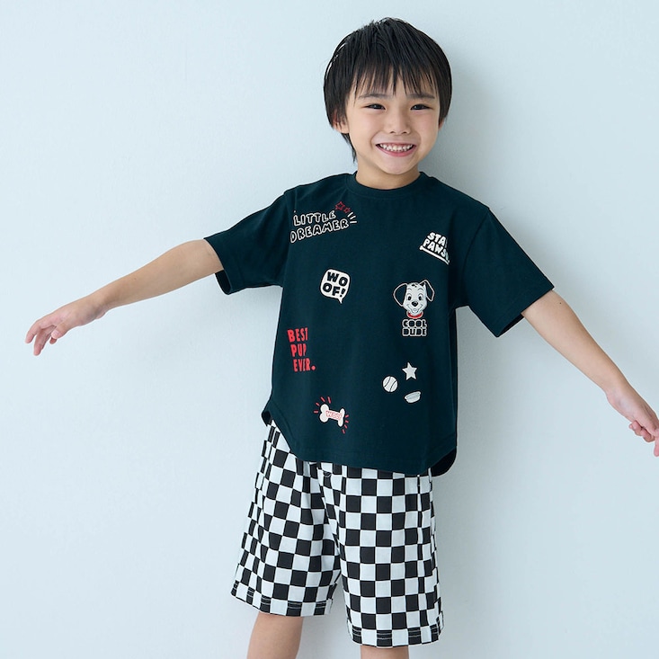 キッズメッセージロゴTシャツ（選べるキャラクター）