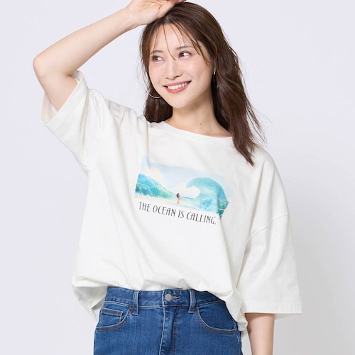 ユニセックススーベニアTシャツ （選べるキャラクター）