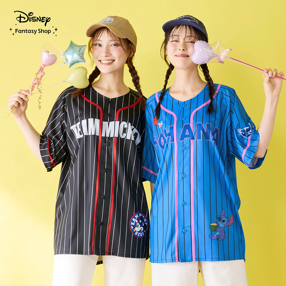 【ディズニー/Disney】【新柄登場】 ベースボールシャツ (選べるキャラクター)