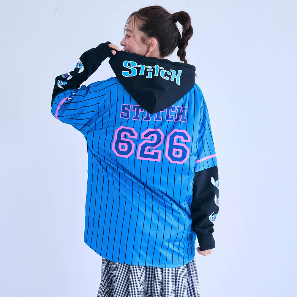 モデル身長167cm／Ｍ～Ｌ　スティッチ着用