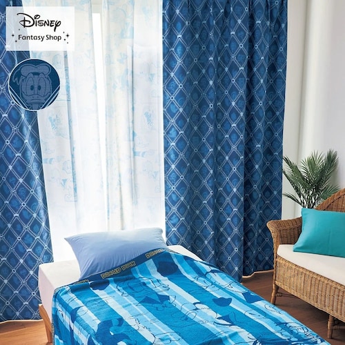 テクスチャーが映える！遮光・遮熱カーテン「ドナルドダック」