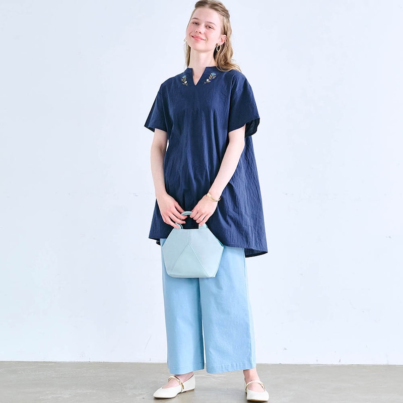 モデル身長168cm/M ※写真は撮影用のため、着丈＋3cmになります