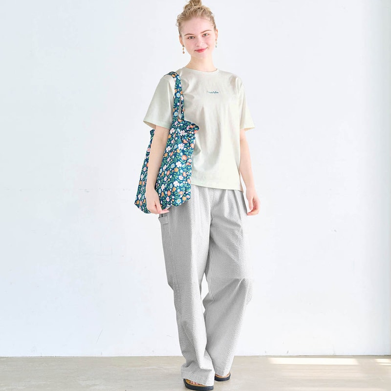 モデル身長167cm/M ※写真は撮影用のため、股下＋5cmになります