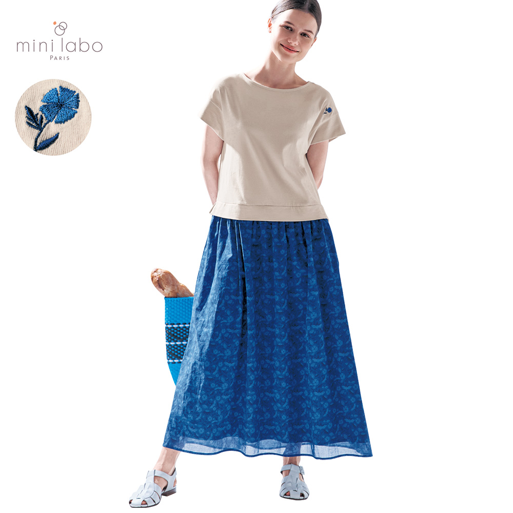 【ミニラボ/mini labo】布帛切り替えドッキングワンピース/甘い人生 「ミニラボ」